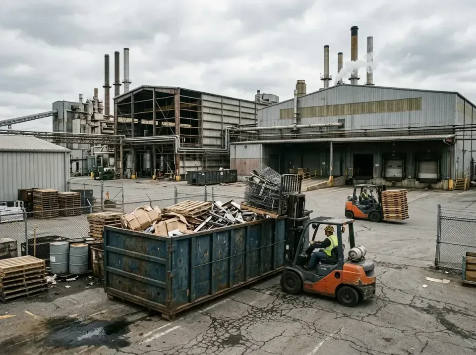 industrial-factory-scrap-conta-003 — frequently asked questions, Cheap Roll-off Dumpster Rentals in Sharon Hill, PA